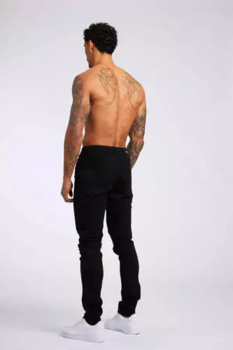 Neu Herren Jeans Slim Fit Skinny Stretch Denim Hose Baumwollhose Einfarbig - Bild 23 von 29