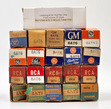 6AT6 2 Tubes New New Old Stock Test New 1 Year Warranty