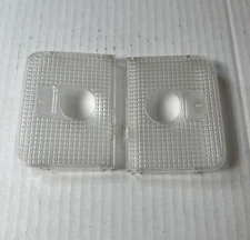 03-06 INFINITI G35 OEM FRONT OVERHEAD MAP DOME LIGHT LENS COVER SET