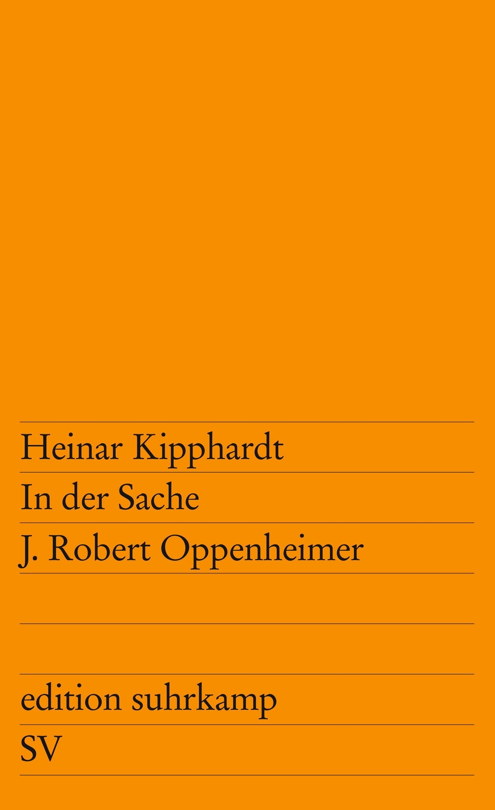 Thumbnail - In Der Sache J. Robert Oppenheimer | Heinar Kipphardt | Taschenbuch |
