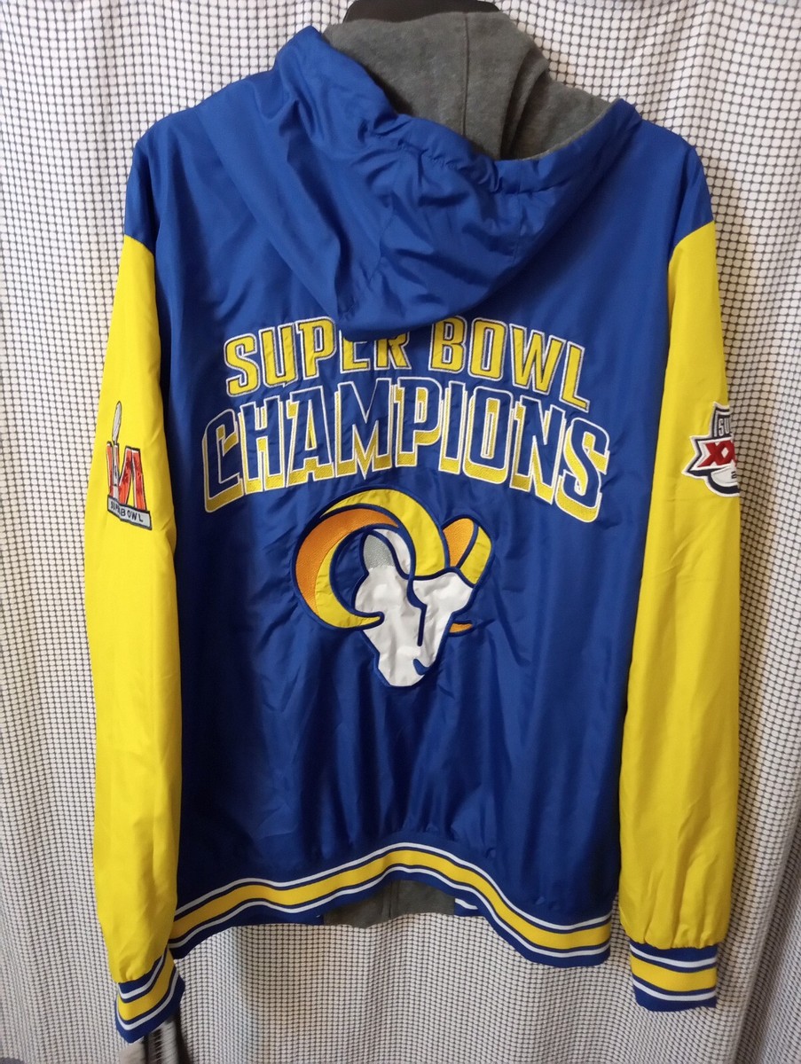 Los Angeles Rams 2 time Super Bowl Jacket XXXIV & LVI Los Angeles Rams 2 time Super Bowl Jacket XXXIV & LVI