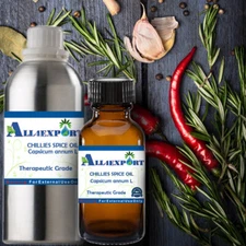 PURE CHILLIES SPICE OIL Capsicum annum L NATURAL HERBAL FRAGRANCE AROMA