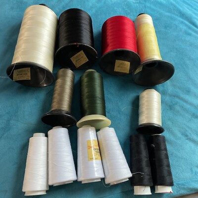 Maxi-lock Serger Thread Lot of 13 Full /mostly Full Spools Various Colors #5