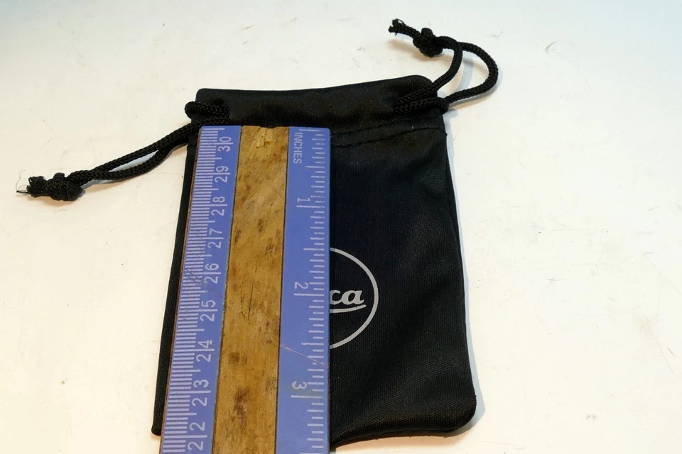 Estuche con cordón suave Leica 7X8 cm para Summarit 50 mm f1,5 5 cm f2 Summitar Foto 2 de 3