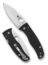 Spyderco Knife Bodacious Black G10 S30V Plain Edge Made in USA C263GP