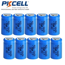 10 1/2AA Battery ICR14250 3.7V 300mAh Rechargeable Li-ion for Green Laser Sight