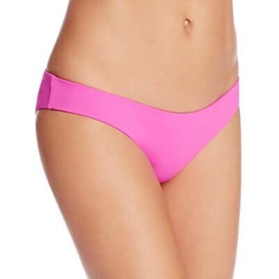 L*Space Sensual Solids Sandy Classic Bikini Bottom - Pink NWT Size Large