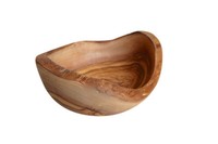 Knabberschale Rustikal Rund (ø 14 Cm) Aus Olivenholz Holz