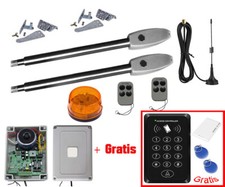 Starken Ouvre-Portail Set pour Double Porte À 6m Et 600kg + Codeschloss