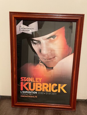 Stanley Kubrick's Clockwork Orange Paris Exposition 2011 Vtg Rare