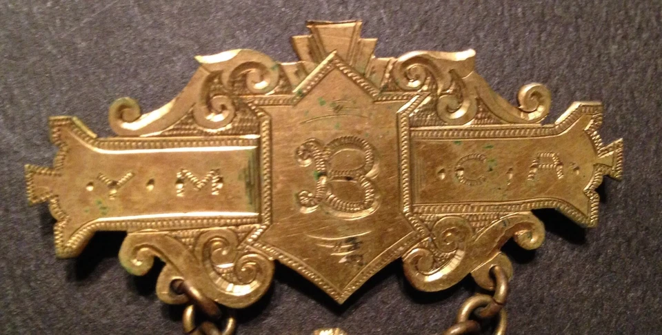 Medalla YMCA chapada en oro 1er lugar: escalada en cuerda FECHADA 23 de noviembre de 1905 Foto 2 de 4