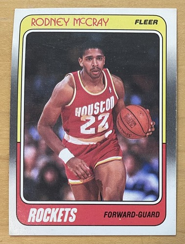 Rodney McCray 1988-89 Fleer Basketball #52 Houston Rockets EX-NM | eBay