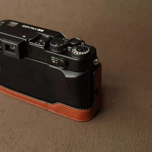 Genuine Real Leather Camera Bag Case Cover Grip Strap Protect for Contax G2 G1 - Picture 6 of 17