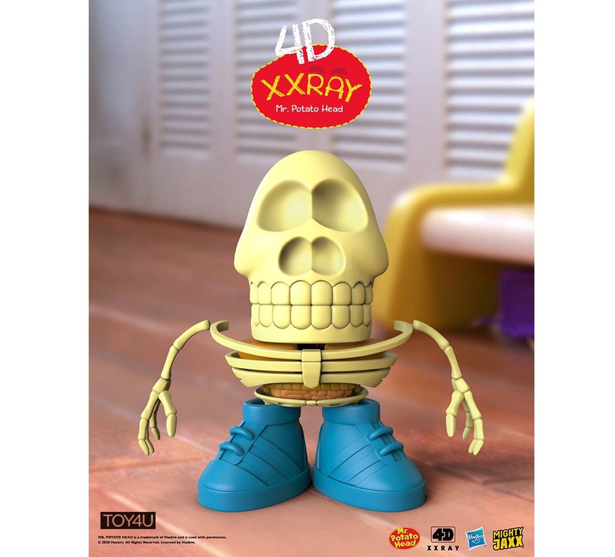 IN STOCK MIGHTY JAXX 4D XXRAY MR POTATO ABS/PVC H7.4inch Figures