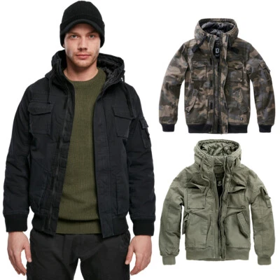 Brandit Bronx Winter Jacket Übergangsjacke große Kapuze Winterjacke Anorak  - Bild 1 von 2