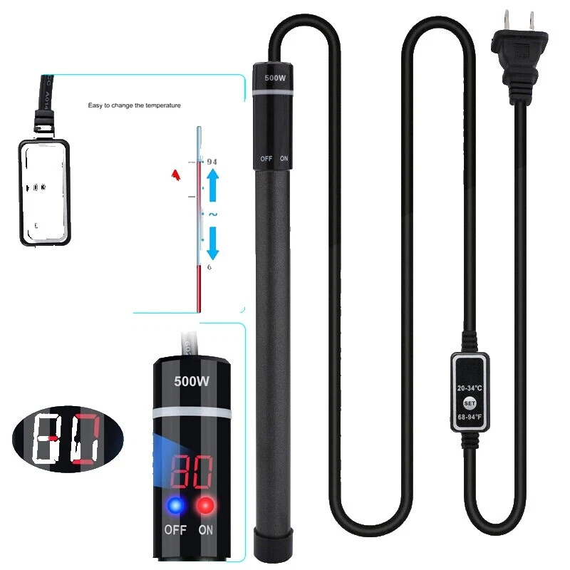 Calentadores Sumergible Acuario de agua dulce