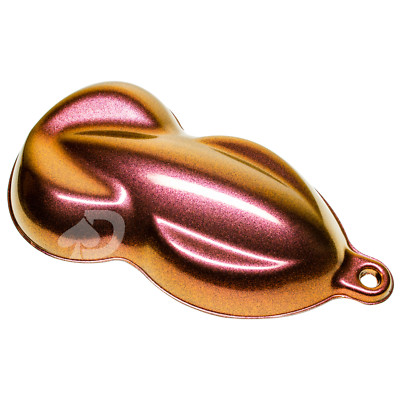 Kingpin ColorShift Pearl Pigment - 25g Chameleon Mica (Rose/Orange/Gold Shift) For Custom Paint