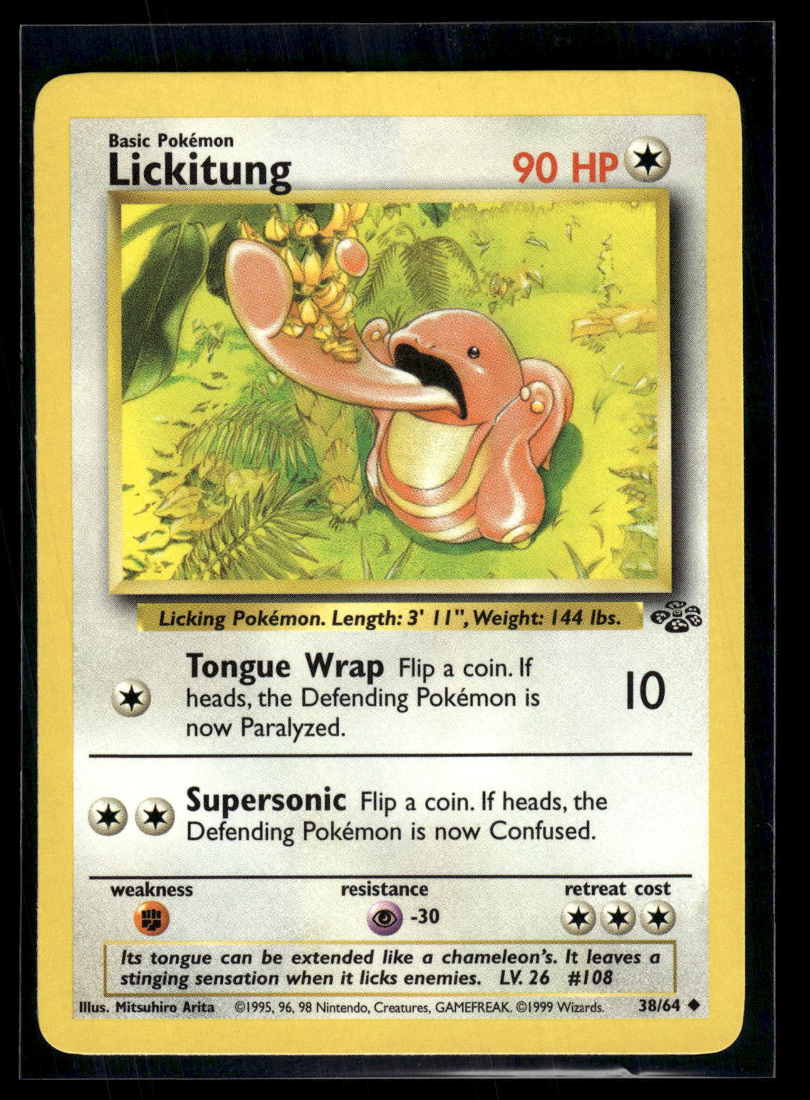 1999 Pokemon Jungle #38/64 Lickitung NM-Mint QTY