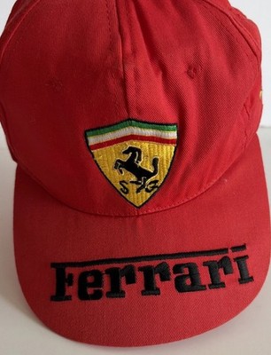 VTG  Rare  Shell  Ferrari F1 Formula 1 Grand Prix 80s  90s  Ball  Cap Strapback