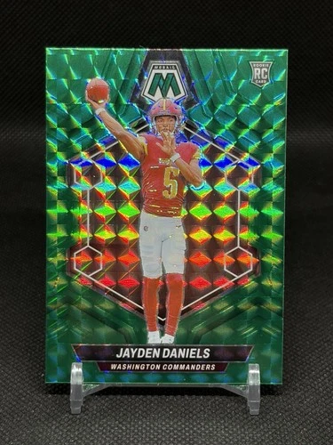 2024 Panini Mosaic Green Jayden Daniels #302 Rookie Washington Commanders