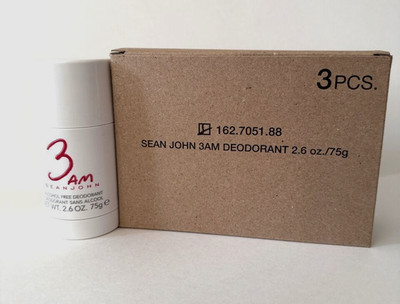 PACK OF 3 Sean John 3am Deodarant 2.6oz