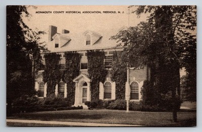 NJ, Freehold, Monmouth County Historical Association, Vintage Postcard