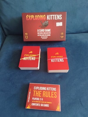 EXPLODING KITTENS Kartenspiel komplett 