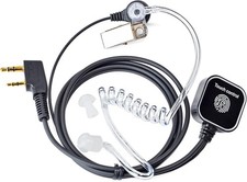HYS Walkie Talkie Radio Earpiece with Touch PTT, Acoustic Tube Headset Compatibl
