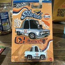 Hot Wheels Silver Series Gulf Tooned 3/5 Toon’d ‘83 Chevy Silverado by Mattel