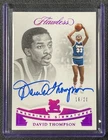 DAVID THOMPSON 2018-19 PANINI FLAWLESS #EN-DTH ENSHRINED AUTO PINK 16/20