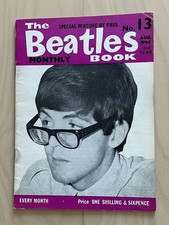 THE BEATLES ORIGINAL MONTHLY MAGAZINE No 13  AUGUST  1964 VERY GOOD CONDITION