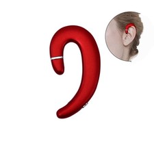 Ear Hook Bluetooth Wireless Headphone,Non Ear Plug Headset with Microphone,Si...