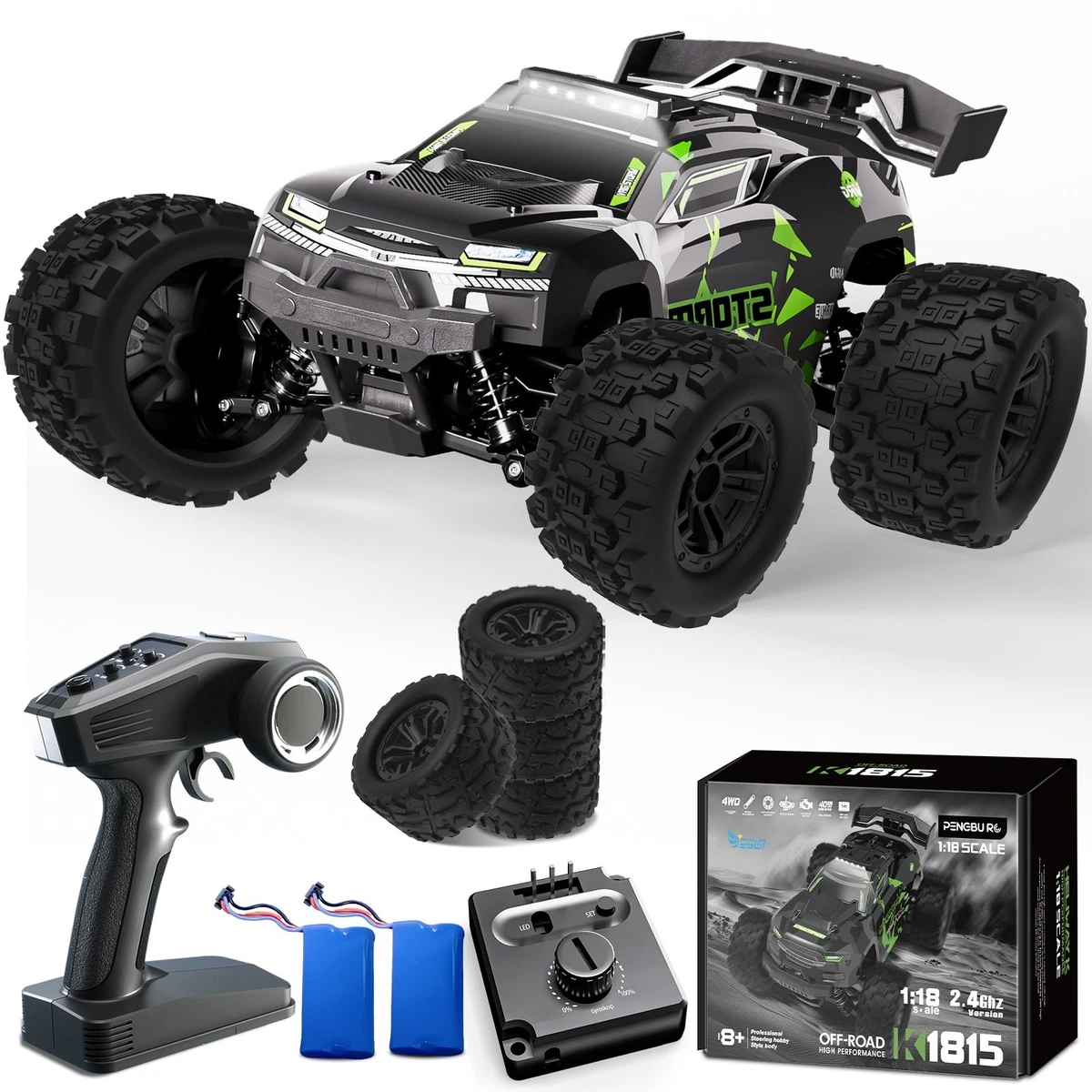 RWEUOQ RC-Auto Ferngesteuertes Auto Mit Sprühnebel, RC Drift Car,2.4G