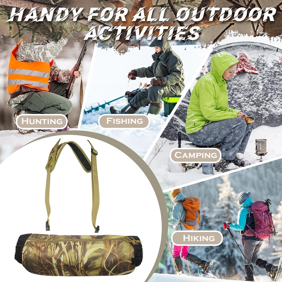 Tactical Muff Hand Warmer Sleeve Pouch Portable Vest Drop Hanger for Outdoor - Image 2 of 4