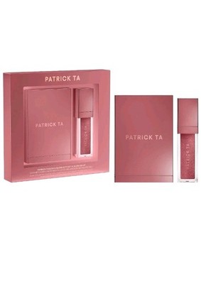 Patrick Ta Glow And Gloss  Set- Blush Duo and Lip Gloss - Warm me Up