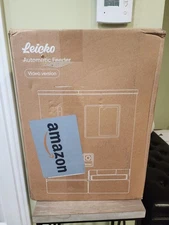 Leicko Automatic DOG CAT Feeder with CAMERA 5G/2.4G WiFi pet feeder,2K HD video