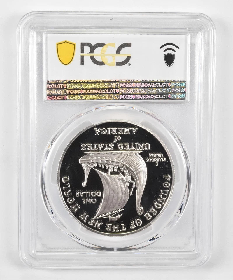 PR70 2000-P DCAM Commemorative Dollar Leif Ericson PCGS Blue Label *6231 - Image 2 of 4