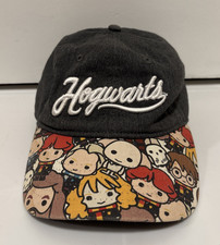 Harry Potter Hogwarts Hat Strap Back Ball Cap Authentic Collector Wizard World