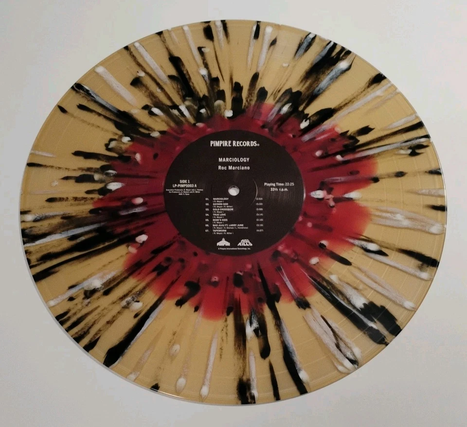 Roc Marciano Marciology Hip Hop Rap Splatter Vinyl LP OBI Shrink NM- - Image 2 of 3