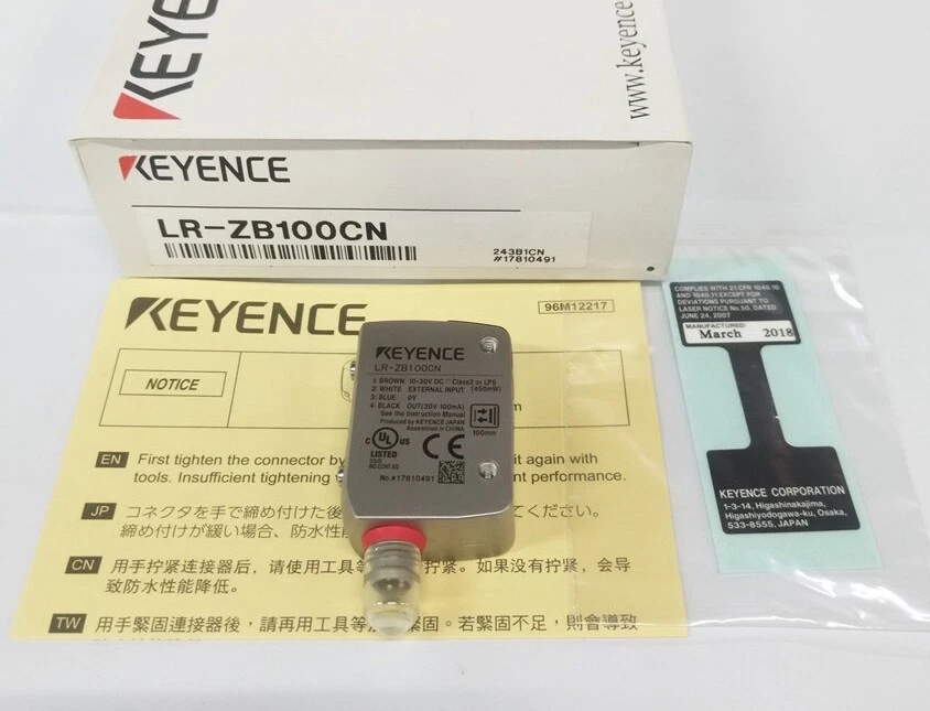 1PC New Keyence LR-ZB100CN Laser Sensor In Box US Free TAX LRZB100CN - Image 3 of 3