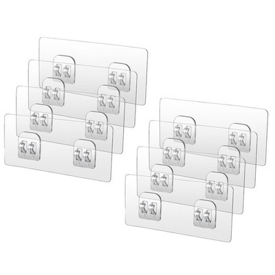 8pcs Shower Caddy Adhesive Replacement Strong Sticky Sticker Hooks for Corner Shower...
