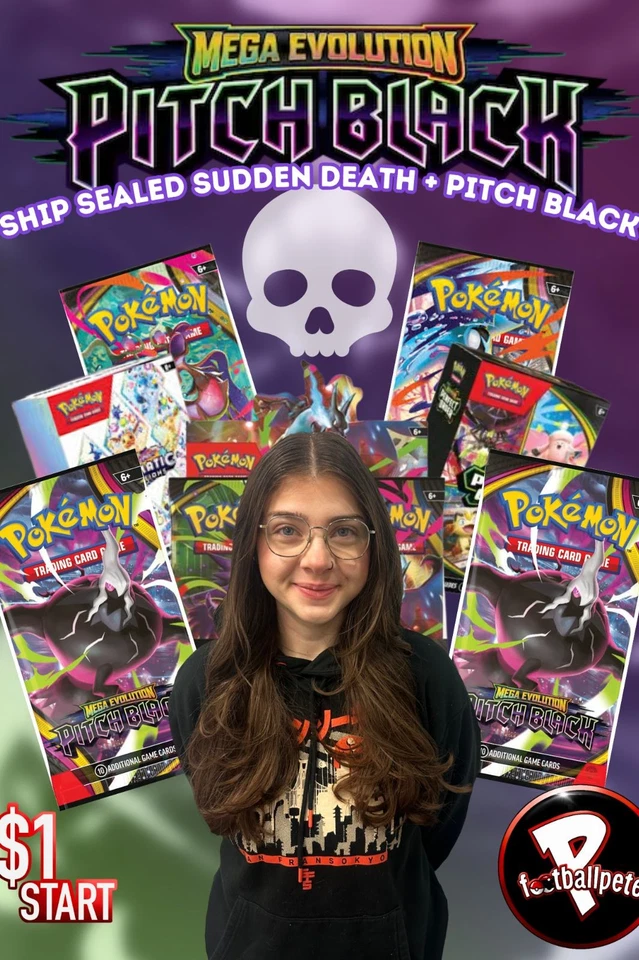 ☠️SHIP SEALED SUDDEN DEATH + PITCH BLACK☠️W/HEATHER