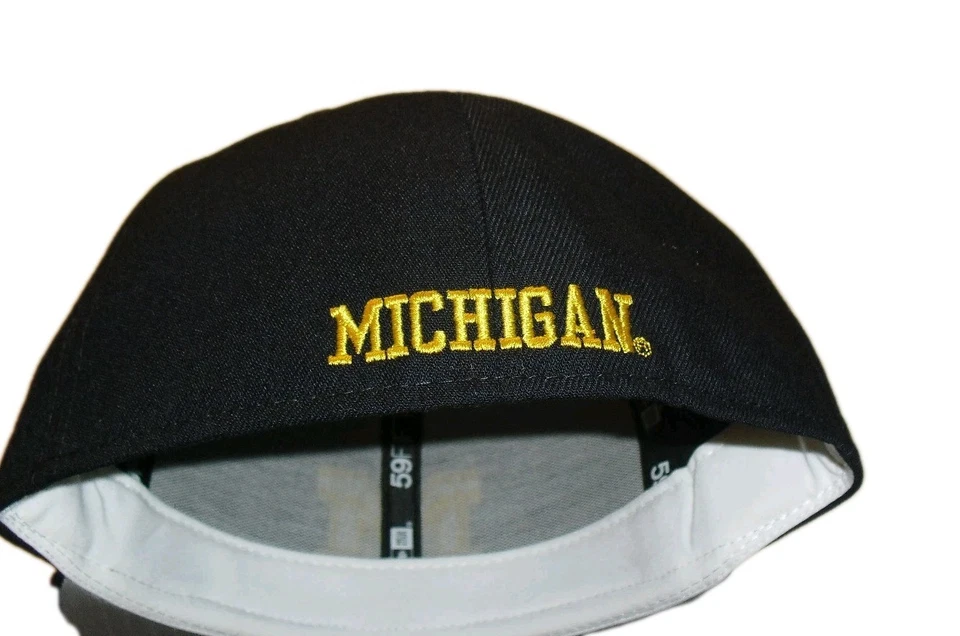 Michigan Wolverines Mens New Era 59 Fifty Fitted hat cap sz. 7 1/4 New Ncaa - Image 4 of 4