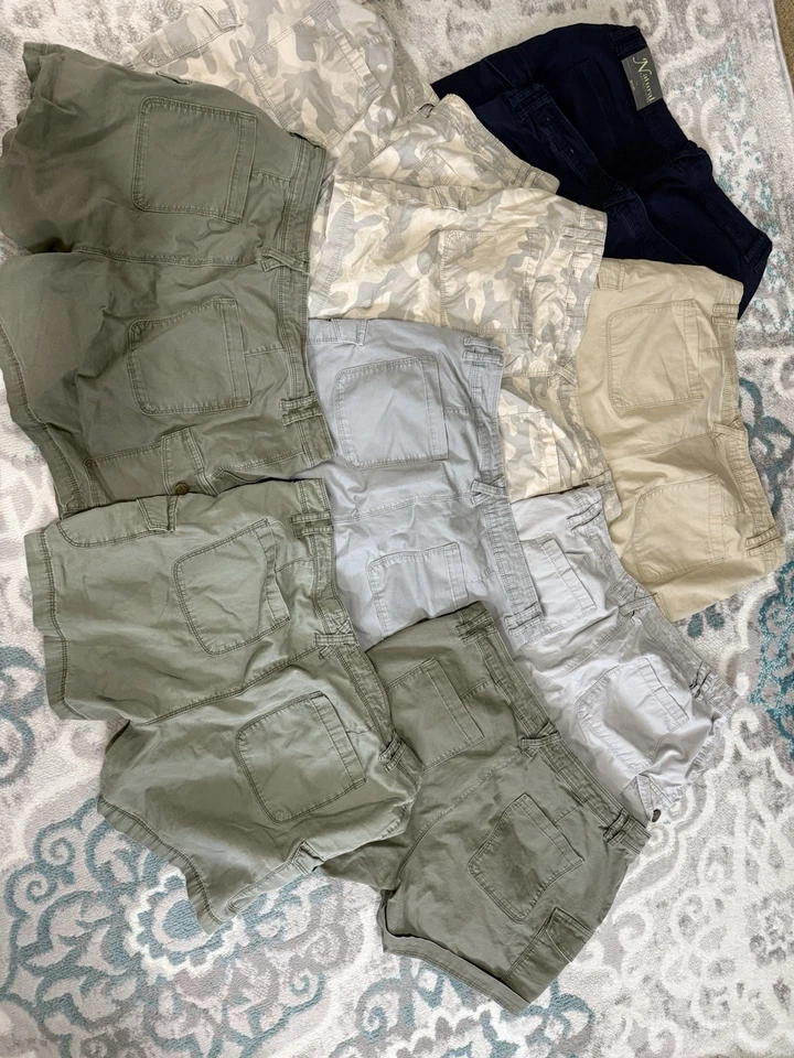 Lote de 10 Pantalones Cortos Natural Reflections Talla 14 Foto 2 de 2