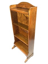 Antique "Fyne Ladye" Wooden Bookcase / Book Shelf Display Freestanding c.1930