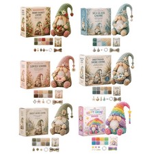 3D Beaded Gnome Seasonal DIY Kit, Cute Bead Art Crafts Gift