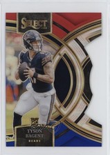 2023 Panini Select Premier Level Red & Blue Prizm Die-Cut Tyson Bagent #123 1ir6