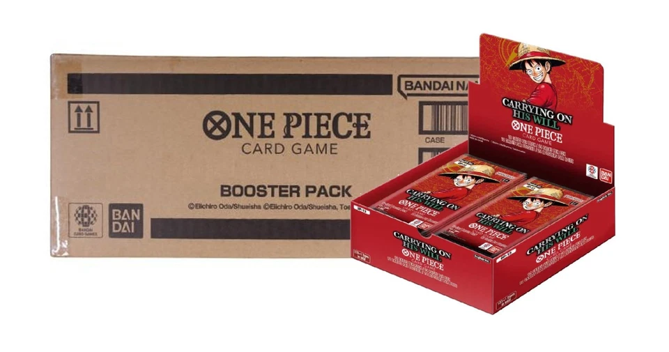SEALED CASE! 12x One Piece: Carrying On His Will (OP-13) PRESALE 11/7