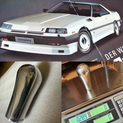 AUTOPISTA SHIFT KNOB RARE FOR SKYLINE GTR R31 R32 R33 S13 NISMO HKS GREDDY S14