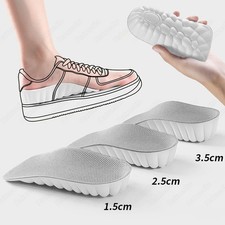 EVA Memory Foam Insoles Height Increase for Man Woman Shoes Heel Lift Inserts fo